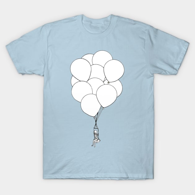 Blank balloon ride T-Shirt by TealPangolin